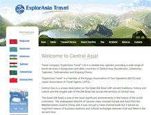 Tablet Screenshot of explorasiatravel.com